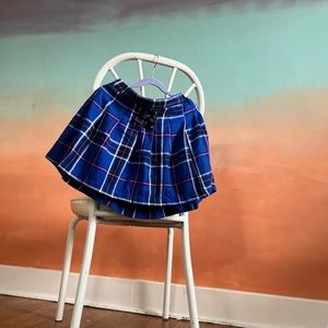 Girls plaid skirt